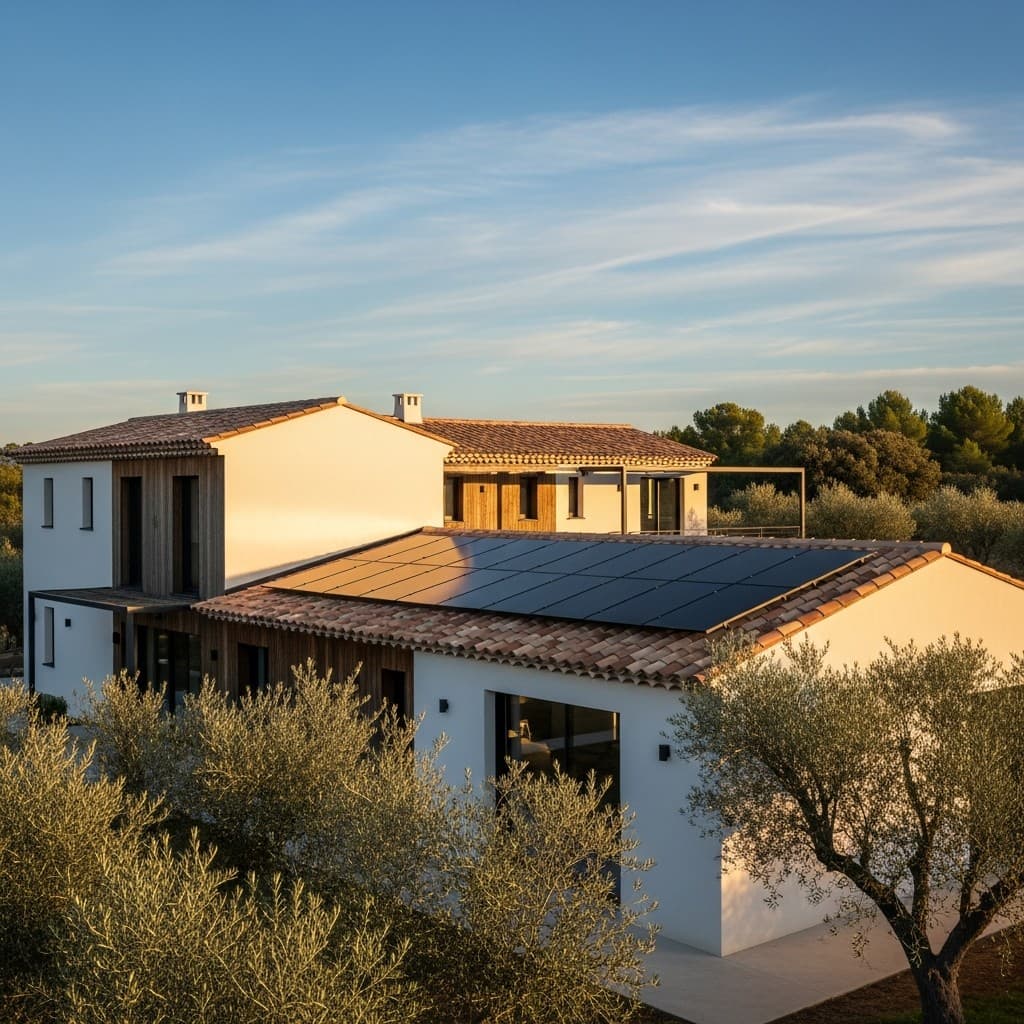 Installation solaire en Provence